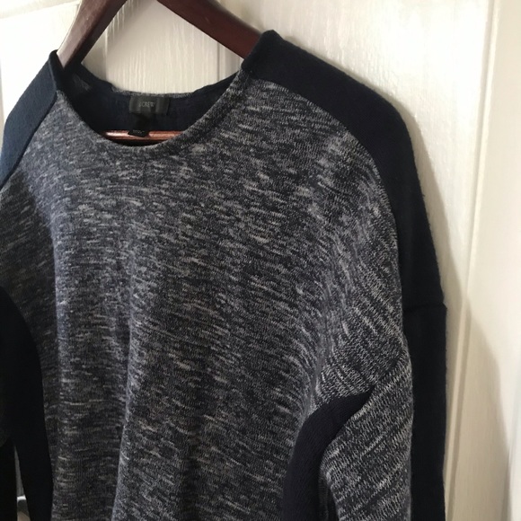 J Crew Jaspé wool-blend color block sweater - Picture 5 of 8